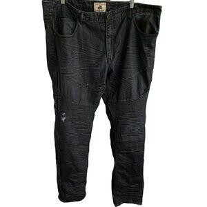 Smoke Rise Vintage Denim Moto Jeans